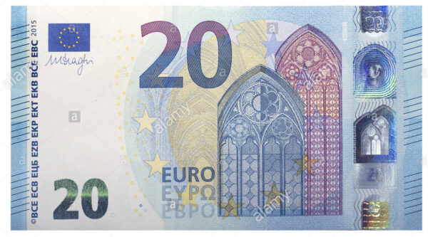 Billetes de €20 Euro